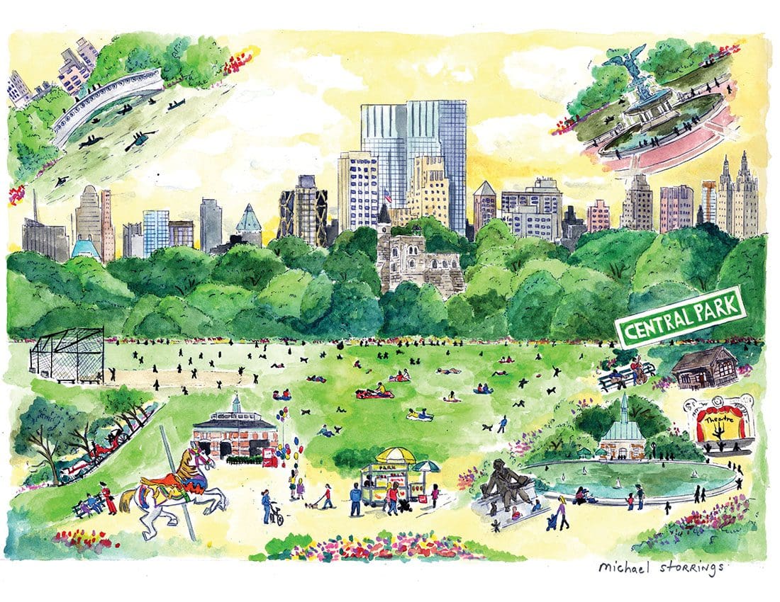 Central Park Sketch  rWhatIsThisPainting