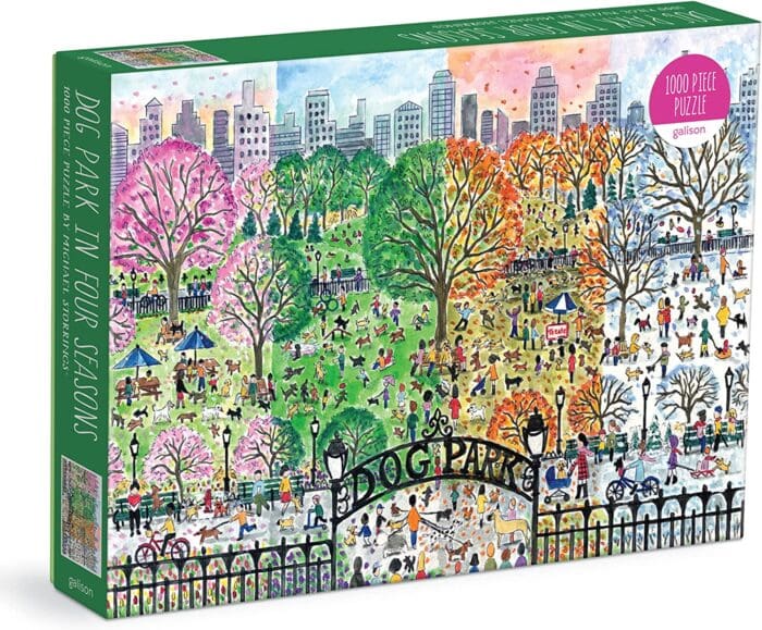 Dog Park in Four Seasons Puzzle