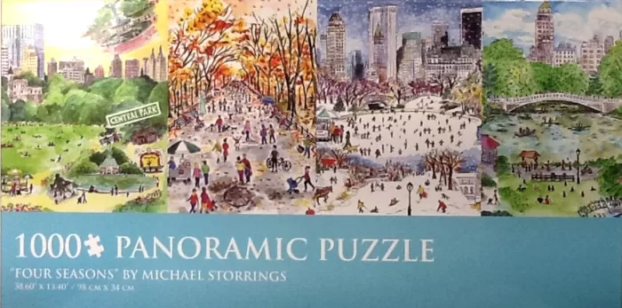 Panoramic Four Seasons Central Park New York Cit Puzzle