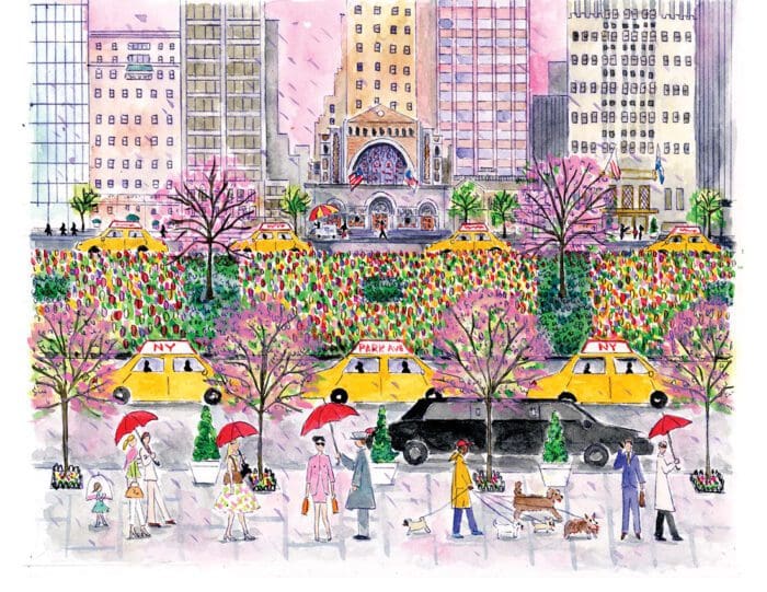 Park Avenue Spring Original Art