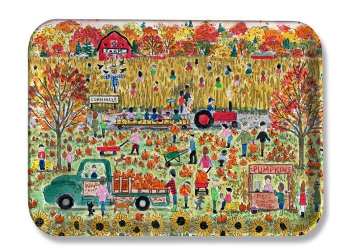 Pumpkin Patch Serving Tray