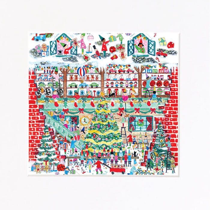 Santa's Toy Shop Print