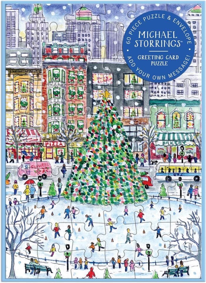 Christmas in the City Greeting Card Puzzle