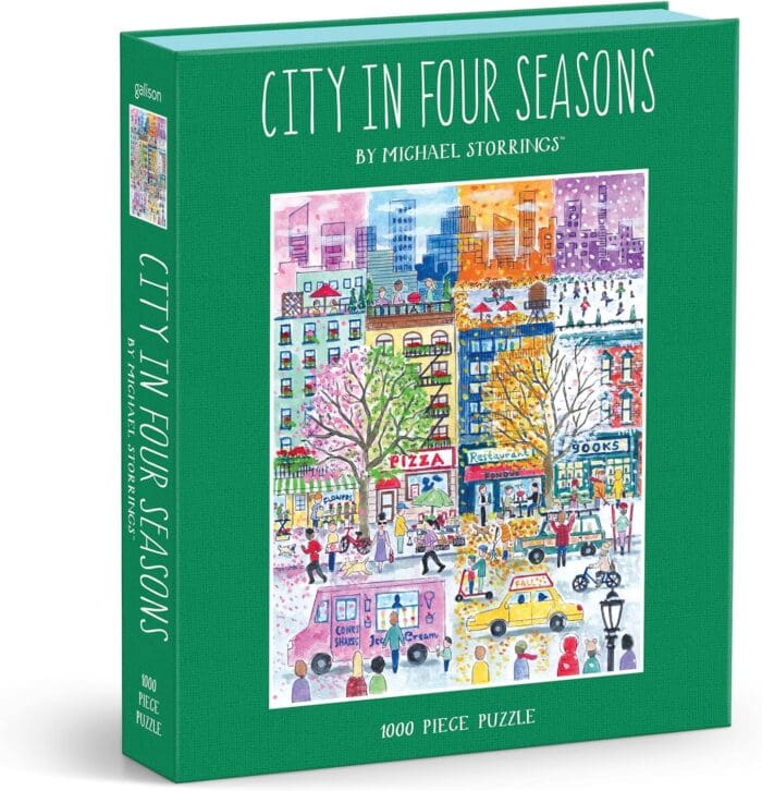 City in Four Seasons Book Puzzle