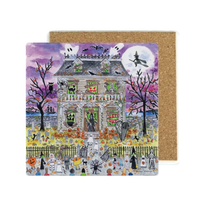 Haunted House Coaster (Sold Individually)