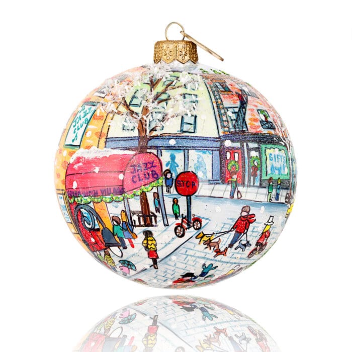 Winter in Greenwich Village Ornament