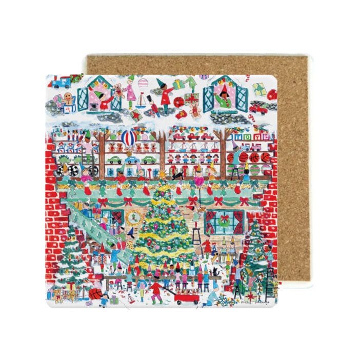 Santa's Toy Shop Coaster (Sold Individually)