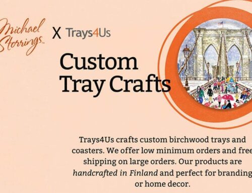 Trays4Us birch wood trays and coasters