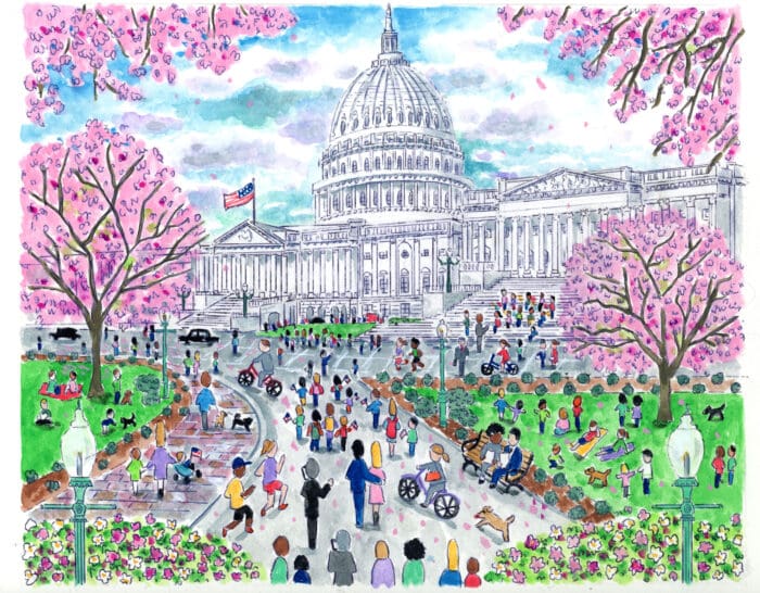 U.S. Capitol Building Original Art