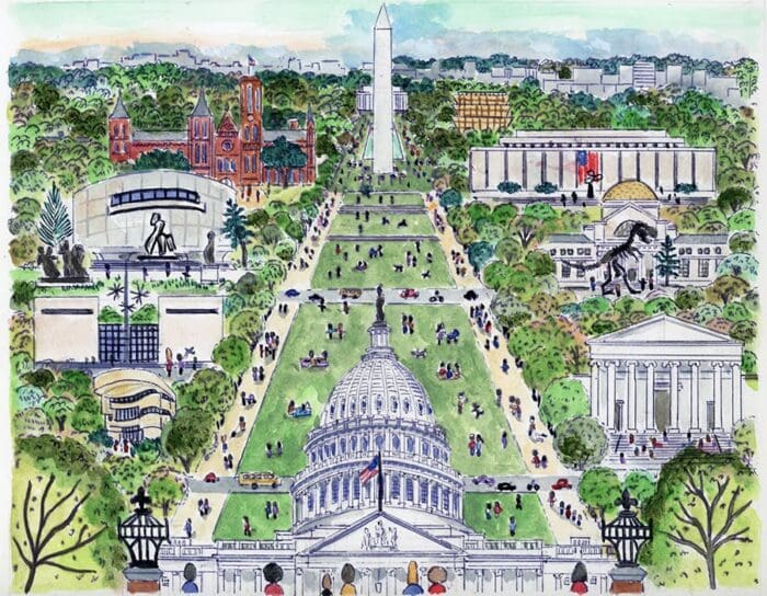 National Mall Original Art
