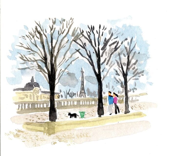 Tuileries Garden Original Art
