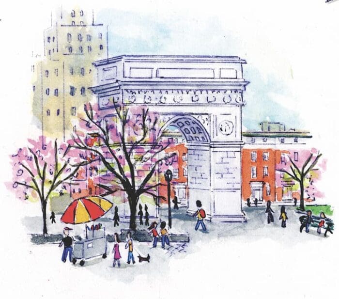 Washington Square Original Art