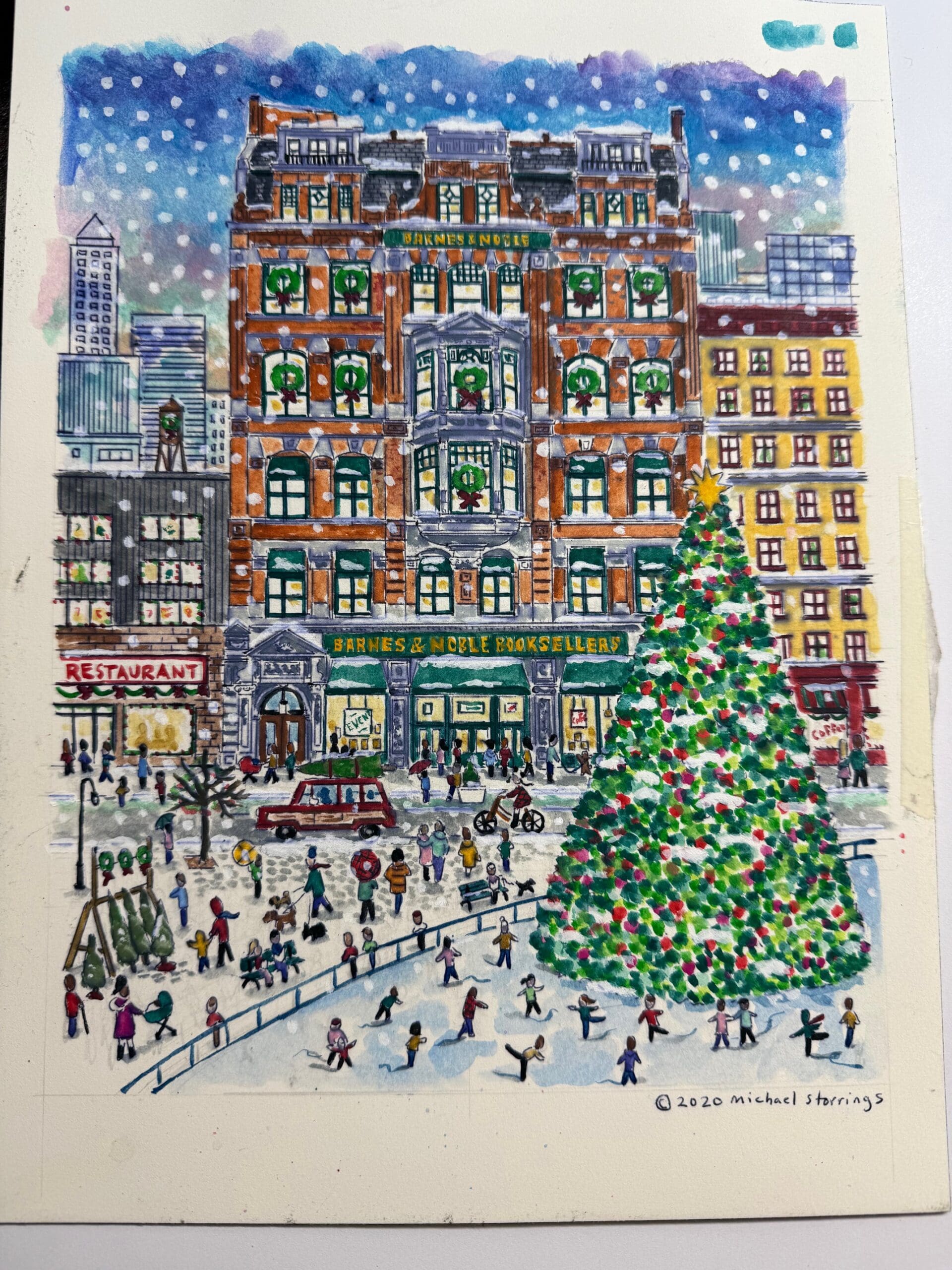 Barnes and Noble Union Square Original Art